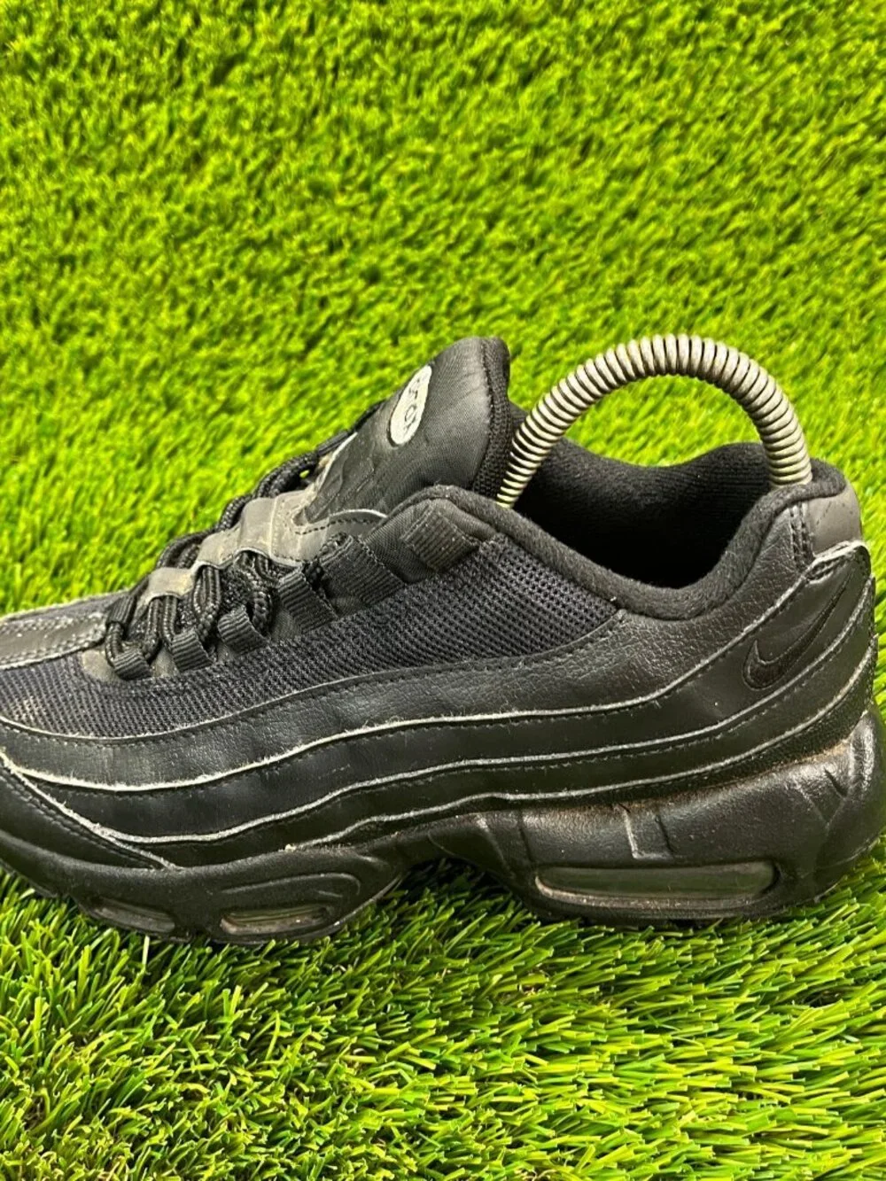 Nike Air Max 95 Womens Size 7 Black Running Walking Casual Shoes Sneakers_3
